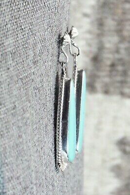 Turquoise & Sterling Silver Earrings - Verley Betone