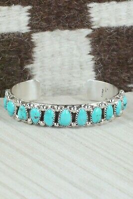 Turquoise & Sterling Silver Bracelet - Darlene Begay
