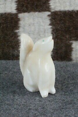 Wolf Zuni Fetish Carving - Calvert Bowannie