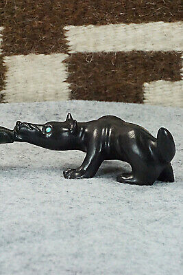Crow & Coyote (The Tricksters) Zuni Fetish Carving - Albert Eustace