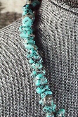 Turquoise & Sterling Silver Necklace - Louise Joe