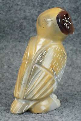 Owl Zuni Fetish Carving - Enrike Leekya