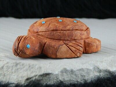 Turtle - Zuni Fetish - Louise Ponchuella - Zuni Turtle Carving - Native American - High Lonesome Trading