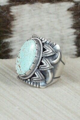 Turquoise & Sterling Silver Ring - Derrick Gordon - 10