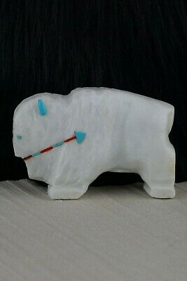 Buffalo Zuni Fetish Carving - Kevin Quam - High Lonesome Trading