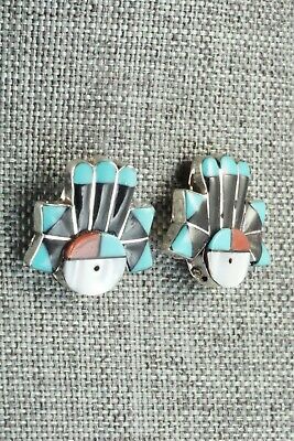 Multi Stone & Sterling Silver Earrings - Clayton Vacit