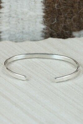 Navajo Sterling Silver Bracelet - Elaine Tahe