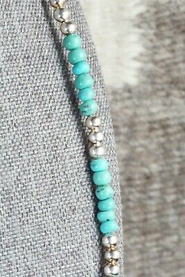 Turquoise & Sterling Silver Necklace - Navajo