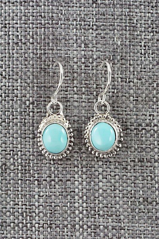 Turquoise & Sterling Silver Earrings - Jan Mariano