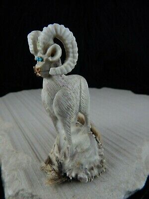 Ram Zuni Fetish Carving - Garrick Weeka - High Lonesome Trading