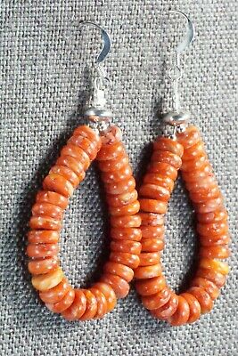Spiny Oyster & Sterling Silver Earrings - Louise Joe