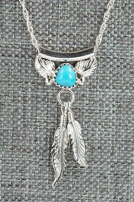 Turquoise & Sterling Silver Necklace - Sharon McCarthy