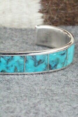 Turquoise & Sterling Silver Bracelet - Larry Loretto