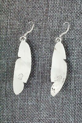 Turquoise & Sterling Silver Earrings - Genevieve Frank