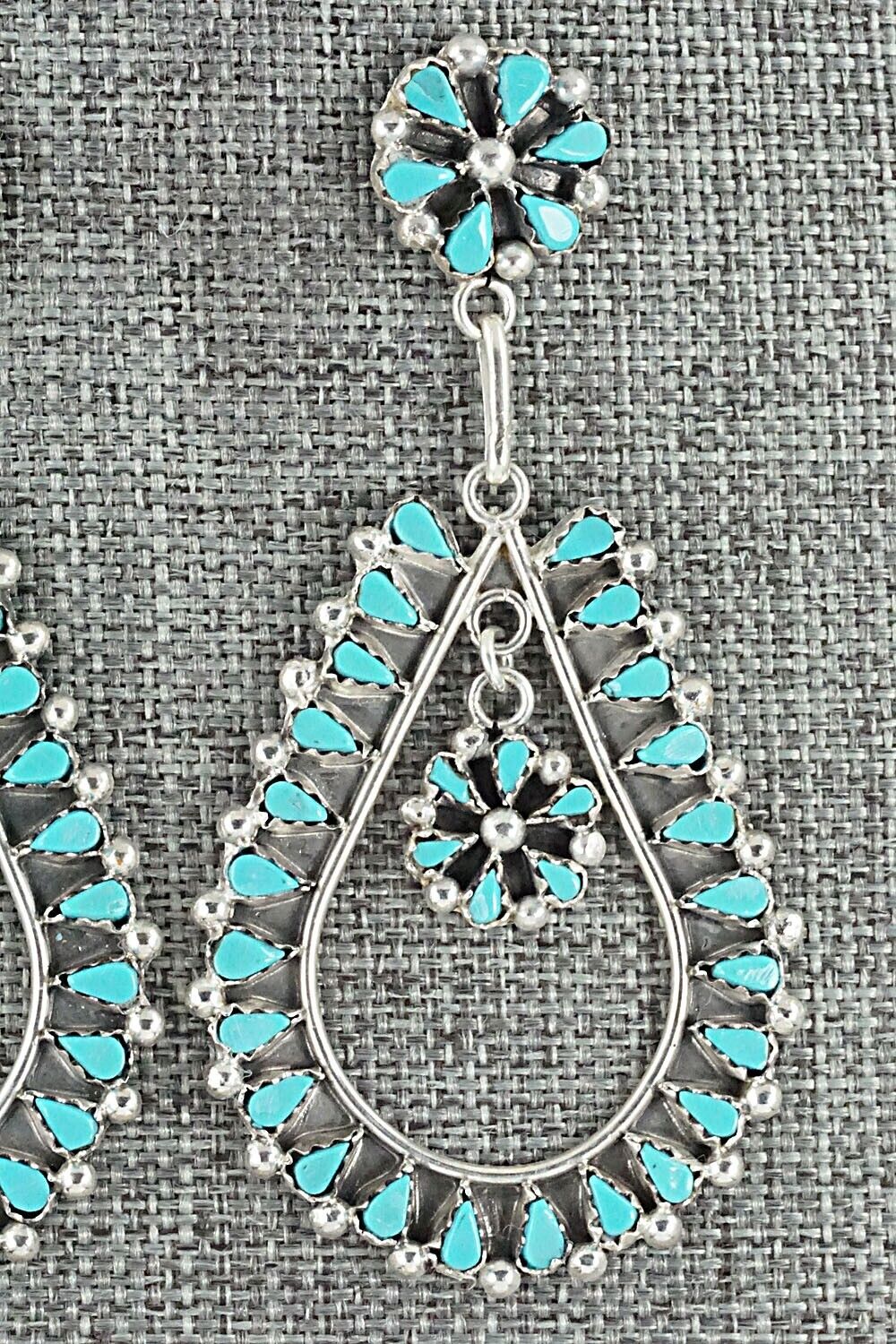Turquoise & Sterling Silver Earrings - Tricia Leekity