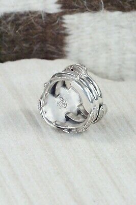 Turquoise & Sterling Silver Ring - Grace Kenneth - Size 7