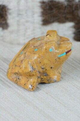 Frog Zuni Fetish Carving - Tony Laiwakete - High Lonesome Trading