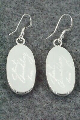 Turquoise & Sterling Silver Earrings - Stuart Quandelacy