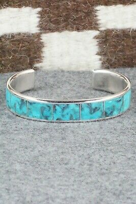 Turquoise & Sterling Silver Bracelet - Larry Loretto