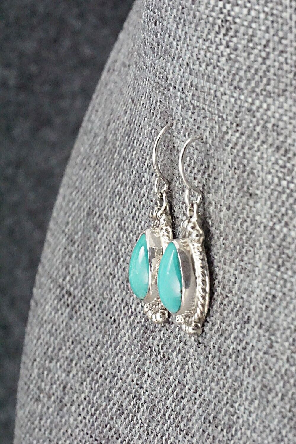 Turquoise & Sterling Silver Earrings - Jan Mariano