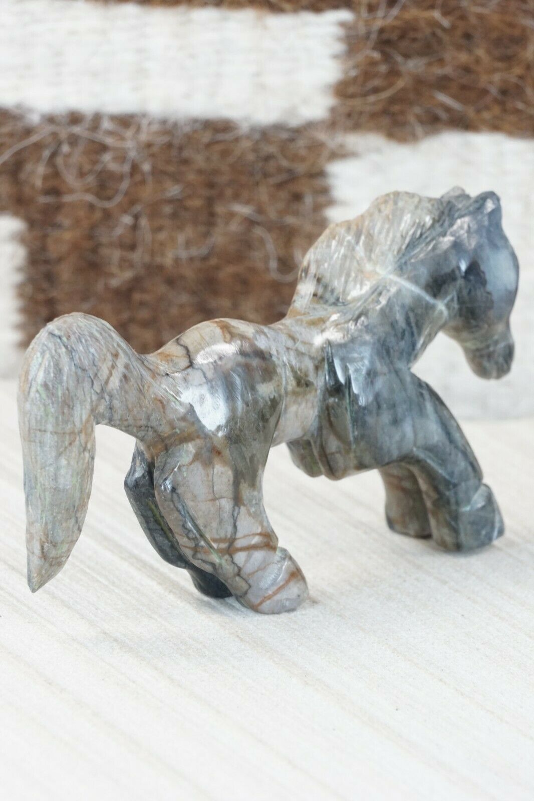 Horse Zuni Fetish Carving - Jonas Hastito