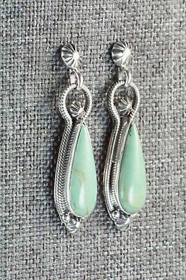 Turquoise & Sterling Silver Earrings - Verley Betone