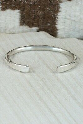 Navajo Sterling Silver Bracelet - Elaine Tahe