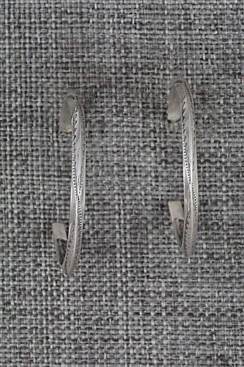 Sterling Silver Hoop Earrings - Elaine Tahe