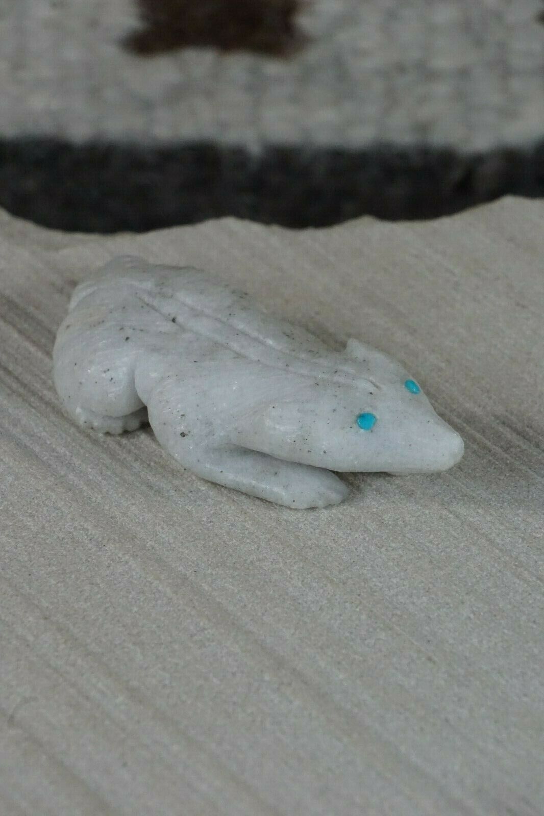 Badger Zuni Fetish Carving - Jonas Hastito - High Lonesome Trading
