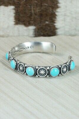 Turquoise & Sterling Silver Bracelet - Bobby Platero