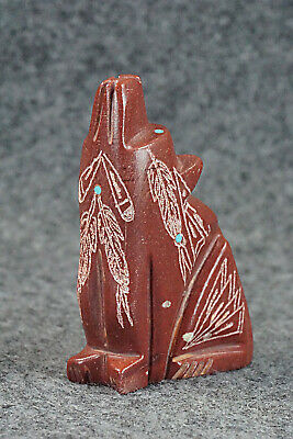 Wolf Zuni Fetish Carving - Adrian Cachini