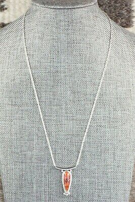 Spiny Oyster & Sterling Silver Necklace - Sharon McCarthy
