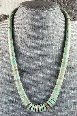 Turquoise & Sterling Silver Necklace - Joann Garcia