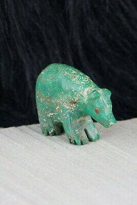 Bear Zuni Fetish Carving - Andres Quandelacy - High Lonesome Trading