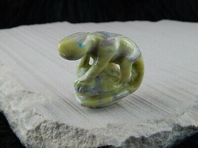 Lizard Zuni Fetish Carving - Chris Pooacha - High Lonesome Trading