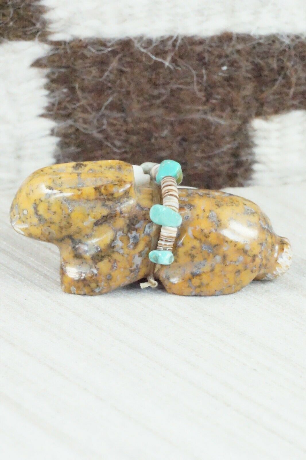 Rabbit Zuni Fetish Carving - Daisy Natewa - High Lonesome Trading