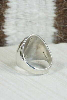 Navajo Sterling Silver Ring - Calvin Peterson - Size 11