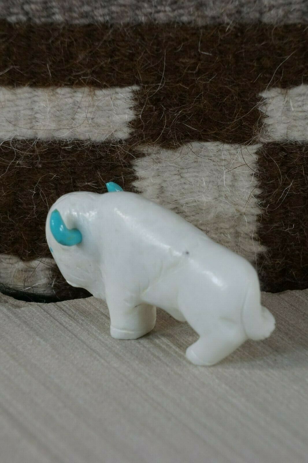 Buffalo Zuni Fetish Carving - Cody Nastacio - High Lonesome Trading