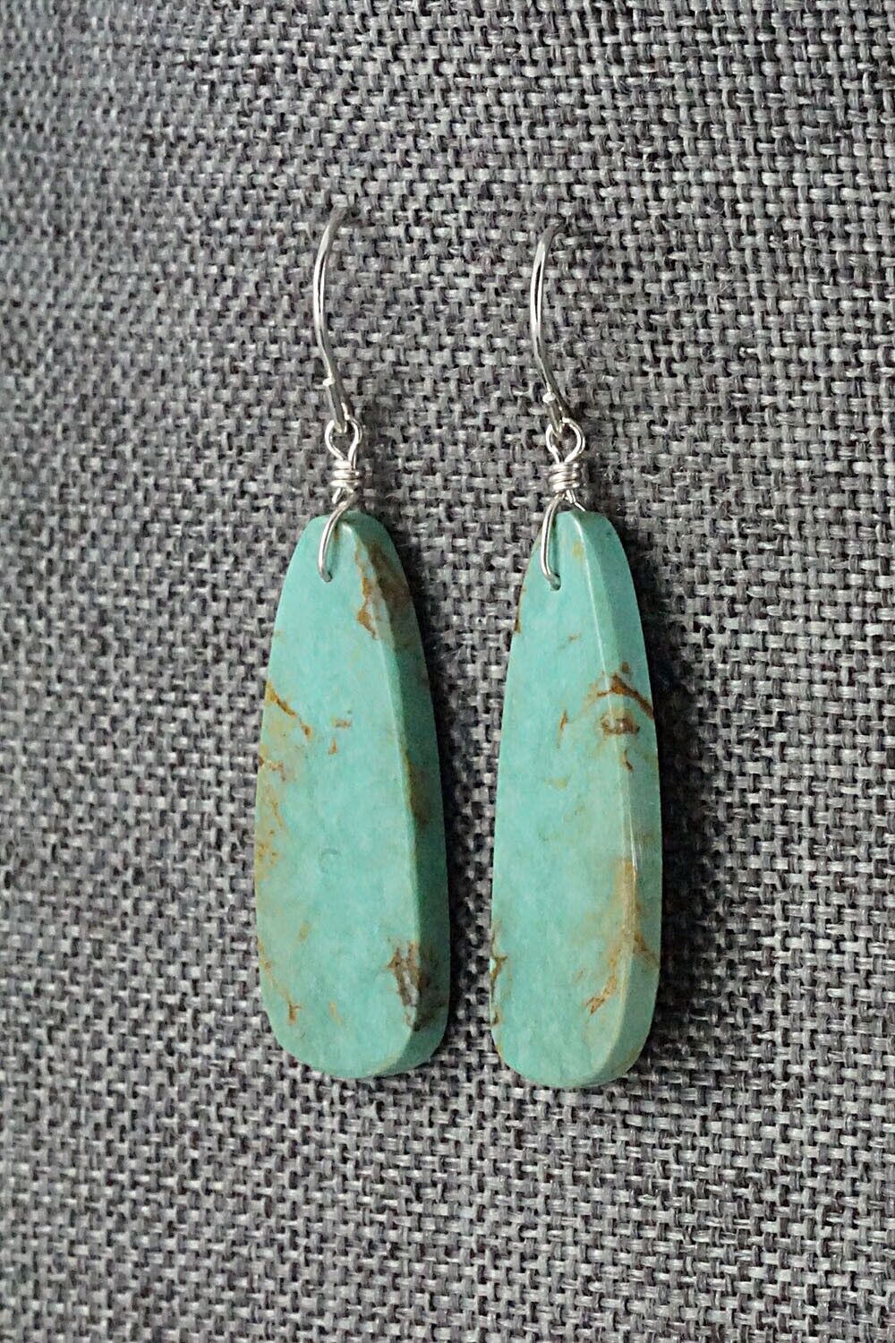 Turquoise & Sterling Silver Earrings - Sharon Abeyta