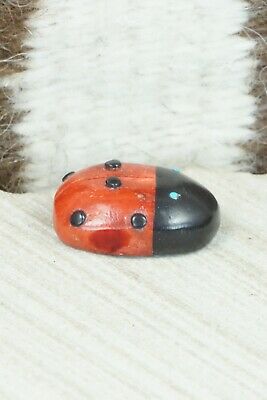 Ladybug Zuni Fetish Carving - Reynold Lunasee