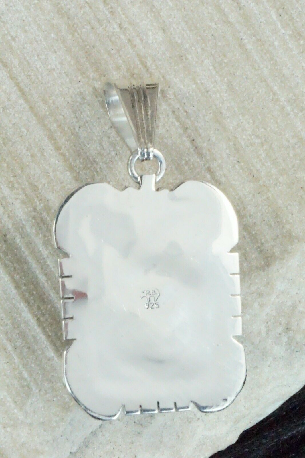 Turquoise & Sterling Silver Pendant - Samuel Yellowhair