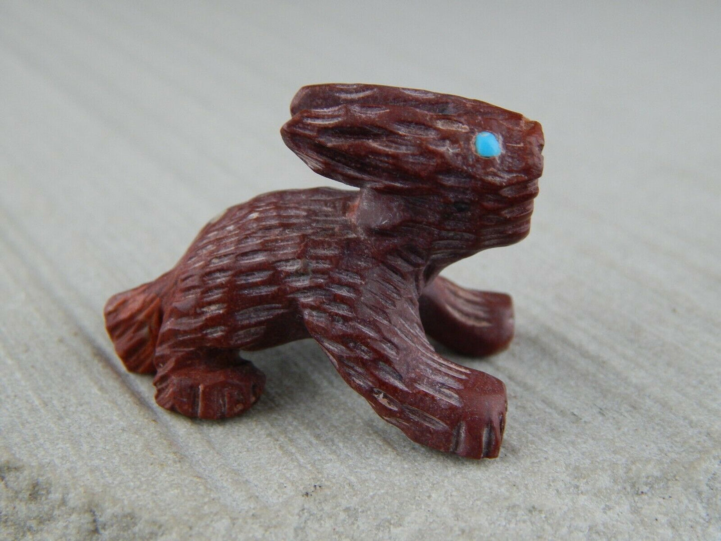 Rabbit Zuni Fetish Carving - Cody Cheama - High Lonesome Trading