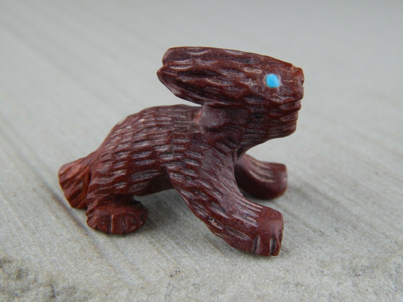 Rabbit Zuni Fetish Carving - Cody Cheama - High Lonesome Trading