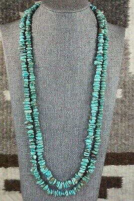 Turquoise & Sterling Silver Necklace - Navajo