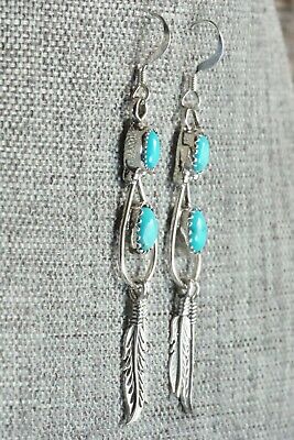 Turquoise & Sterling Silver Earrings - Sadie Jim