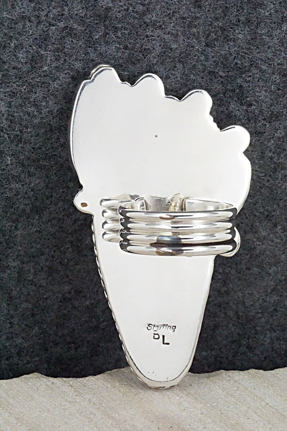 Multi-Stone & Sterling Silver Ring - Ben Livingston - Size 9.5
