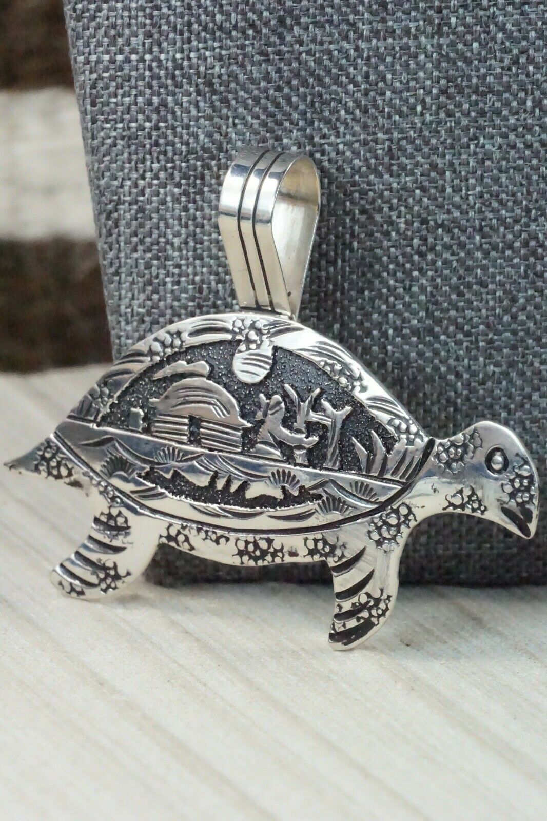 Navajo Sterling Silver Pendant - Richard Singer