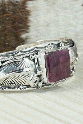 Spiny Oyster & Sterling Silver Bracelet - Darrell Morgan