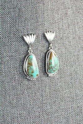 Turquoise and Sterling Silver Earrings - Sharon McCarthy