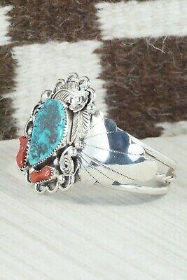 Turquoise & Sterling Silver Bracelet - Shirley Largo - High Lonesome Trading